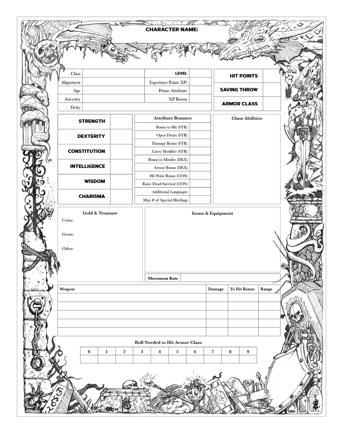 Swords & Wizardry Complete Character Sheets - PDF (FREE!) – mythmeregames