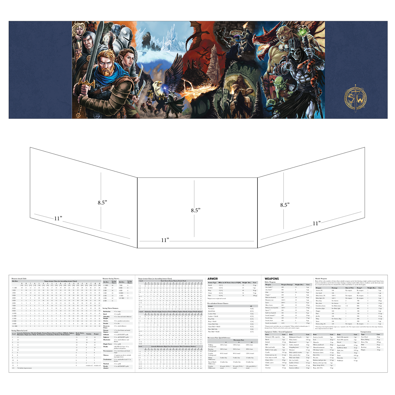 Wizardry Screen Layout Swords & Wizardry Referee Screen – mythmeregames