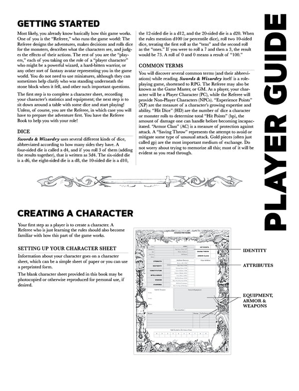Sw Player Sheet.pdf Swords & Wizardry Complete Revised: A Fantasy Role Playing Game ...